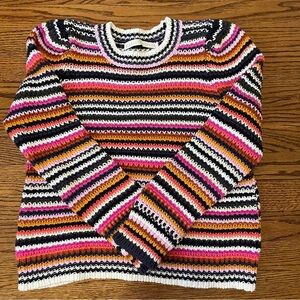 Vintage Marie Oliver Striped Sweater, Size Small